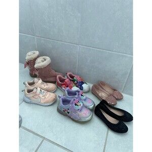 Baby girl toddler shoe bundle size 9 sneakers shoes boots